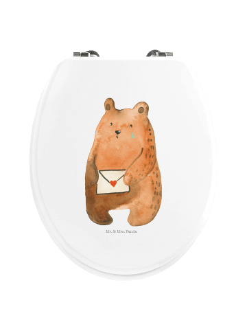 Mr. & Mrs. Panda WC Sitz Bär Vermissen ohne Spruch in Weiß