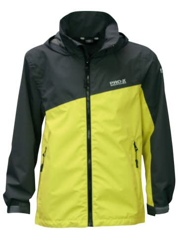 PRO-X elements Funktionsjacke "TANIS" in Anthrazit/Wild Lime