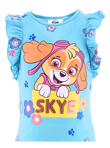 Paw Patrol 2tlg. Outfit T-Shirt & Shorts Paw Patrol Skye in Hellblau