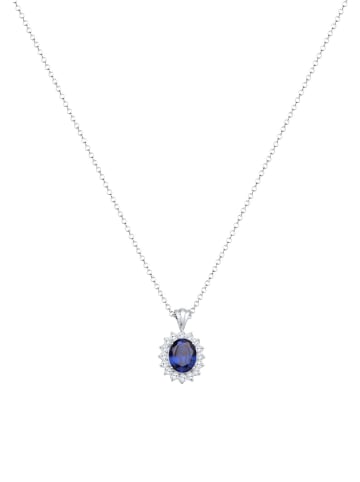 Elli Halskette 925 Sterling Silber in Blau