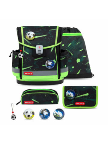 Belmil Classy Plus Neon Sport schoolbag set 5 pcs in uni