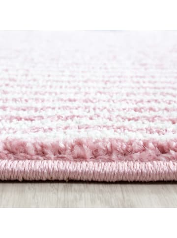 KADIMA DESIGN Teppich Kinder Herz Sterne saugroboter Kurzflor Kinderzimmer