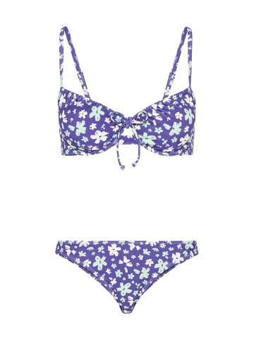 LSCN BY LASCANA Bügel-Bikini in violett bedruckt