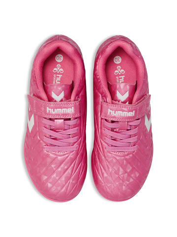 Hummel Klettverschluss Fußball Schuh Top Star Fußball Kinder in AURORA PINK