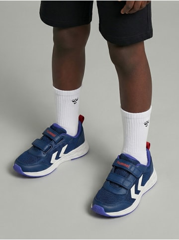 Hummel Klettverschluss Sneaker Turbo Run Lebensstil Kinder in NAVY PEONY