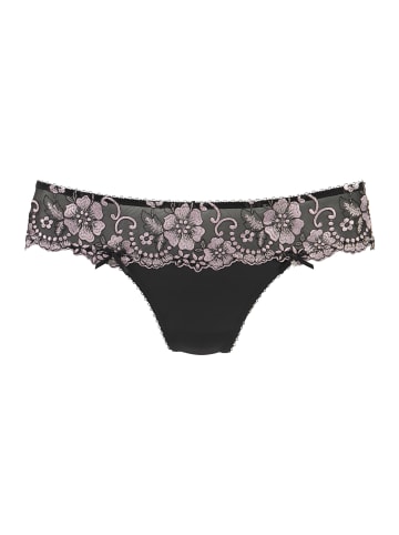 LASCANA String in schwarz-rose