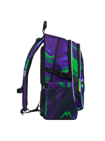 BAAGL Schulrucksack Core in Blau Football Champion - 29x43x20cm