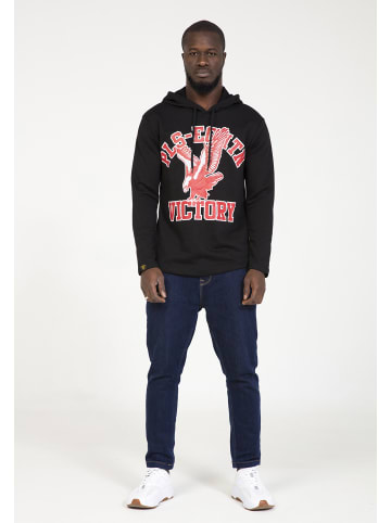 PLUS EIGHTEEN Herren Kapuzenpullover in Schwarz