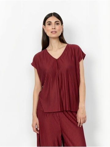 soyaconcept T-Shirt SC-KIRIT in 4985 OXBLOOD RED