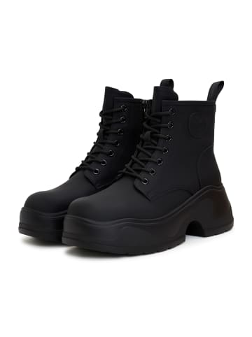 CESARE GASPARI Plateau-Stiefeletten in Black