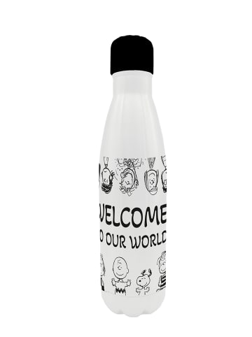 Geda Labels Isolierflasche Peanuts Comic Edition in Weiß - 500 ml