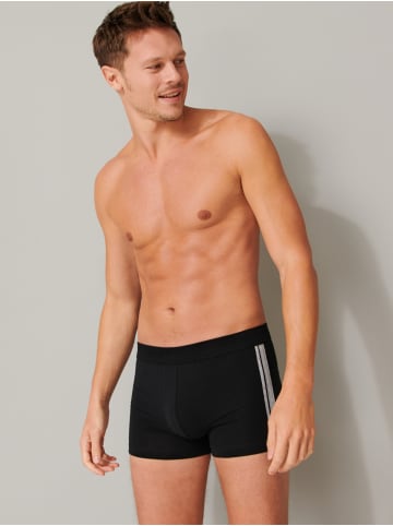 Schiesser Boxer 3PACK Shorts in Schwarz