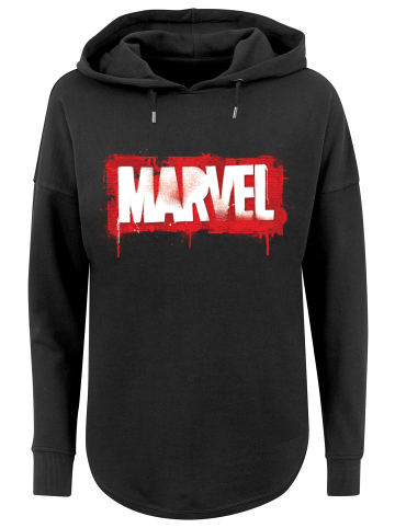 F4NT4STIC Oversized Hoodie Marvel Logo in schwarz