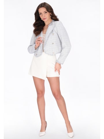 faina Women Blazer in light blue gold