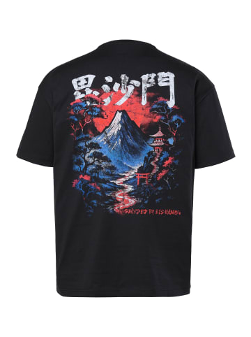 STHUGE Kurzarm T-Shirt in schwarz