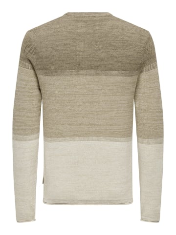 ONLY & SONS Strickpullover in Silver Lining