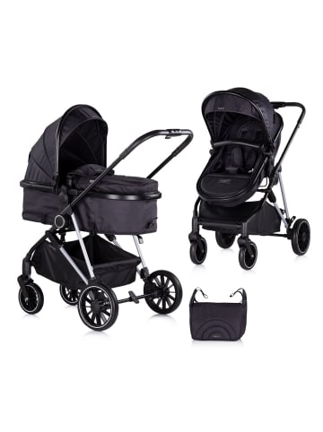 Chipolino Kinderwagen Aura 2 in 1 in schwarz