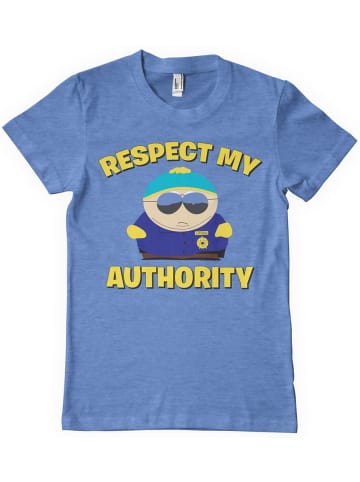 South Park T-Shirt "Respect My Authority T-Shirt" in Blau