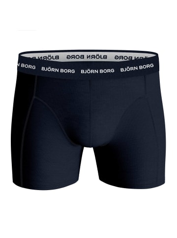 Björn Borg Boxershort 5er Pack in Dunkelblau/Olive/Hellgrau/Schwarz