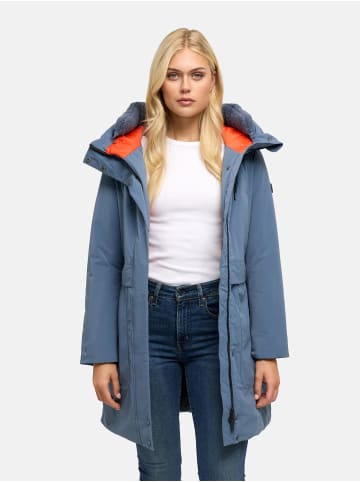 Marikoo Kurzmantel Pakaami 16 in Dusty Blue