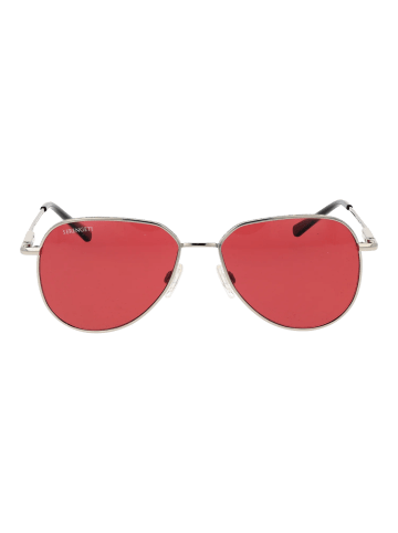 Serengeti Unisex Sonnenbrille Flieger Silber