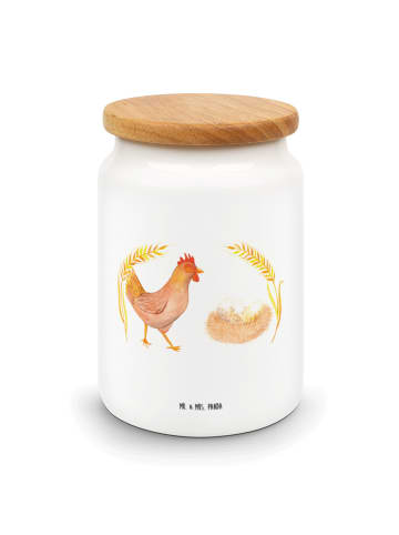 Mr. & Mrs. Panda Frischhaltedose Huhn Stolz ohne Spruch in Weiß