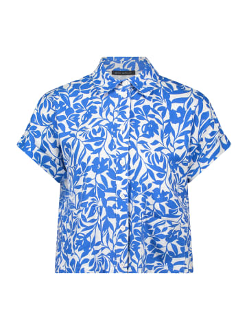 Betty Barclay Bluse in blau ecru