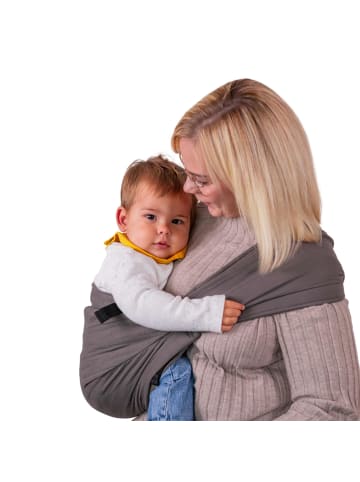 Schmusewolke Speedy Silvergrey - Hüfttrage aus Musselin