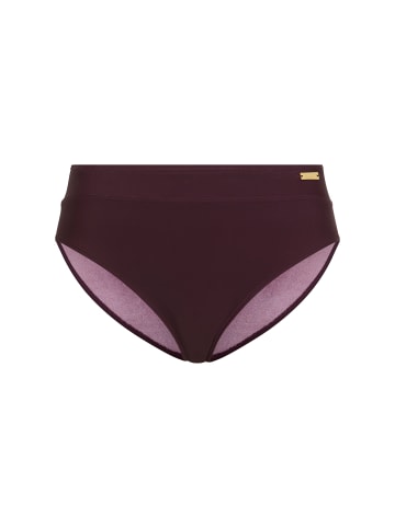 LASCANA Highwaist-Bikini-Hose in aubergine