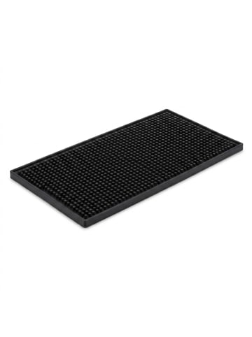 relaxdays 2 x Barmatte in Schwarz - 30 x 15 cm