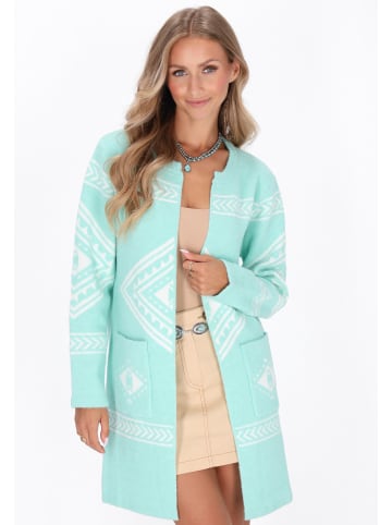 IZIA Cardigan in aqua