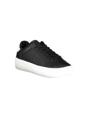 Tommy Hilfiger Schwarze Polyurethan-Sneaker