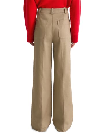 Marc O'Polo Wide Leg Pants  long in Soft Mocca