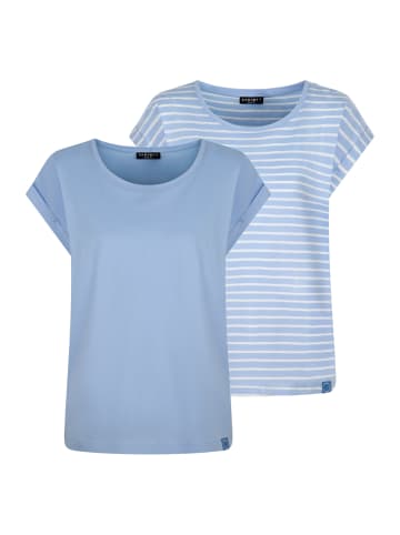 DENIMFY Top DFSophie 2er Pack in Blau