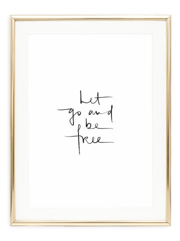 Tales by Jen Poster / Kunstdruck "Let go and be free" I Ohne Rahmen