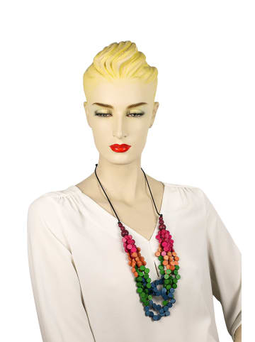 collezione alessandro Kurze Kette " Palina " in multi