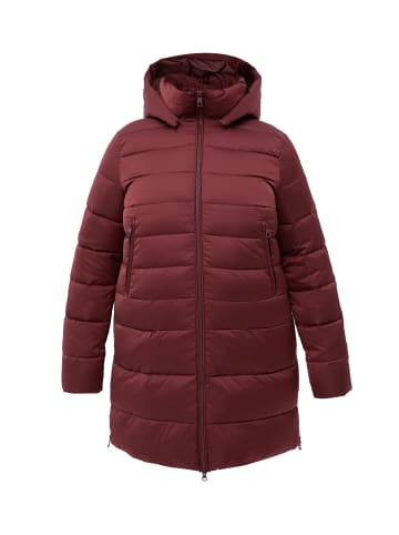 Finn Flare Mantel Winter in dark red