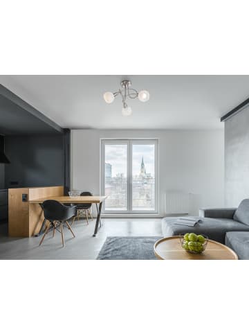 Globo lighting Deckenleuchte "ELLIOTT" in silver