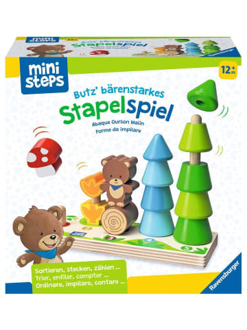 Ravensburger ministeps: Butz‘ bärenstarkes Stapelspiel Ab 12 Monate in bunt