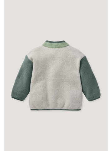 Hessnatur Fleece Troyer in fichtengrün