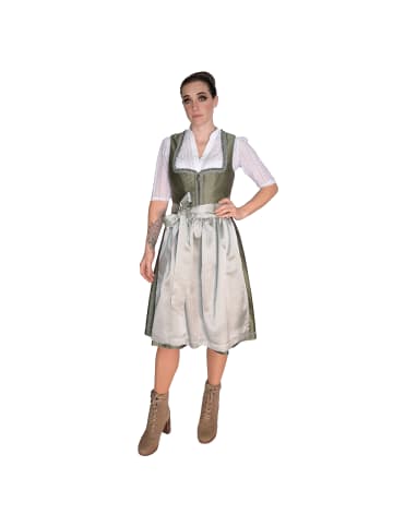 MarJo Midi Dirndl - grün - Eluisa in Grün