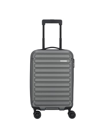 Nowi Vancouver 4-Rollen Kabinentrolley 55 cm mit Doppelrollen anthrazit