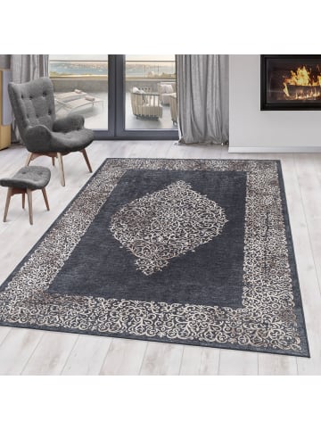 KADIMA DESIGN Teppich Waschbar Flachgewebe Barock Polyester Wohnzimmer