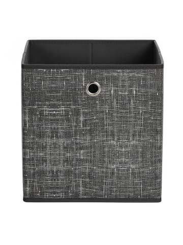 SONGMICS 6er-Set: Aufbewahrungsbox Tina in Schwarz - (B)30 x (H)30 x (T)30 cm