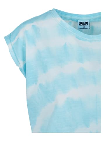 Urban Classics Cropped T-Shirts in aquablue