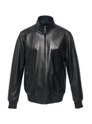 Pierre Cardin Lederjacke in Black - schwarz