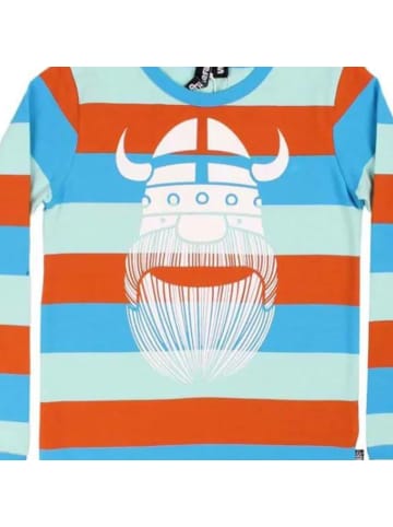 Danefae Longsleeve Erik Wikingerdruck in Hellblau