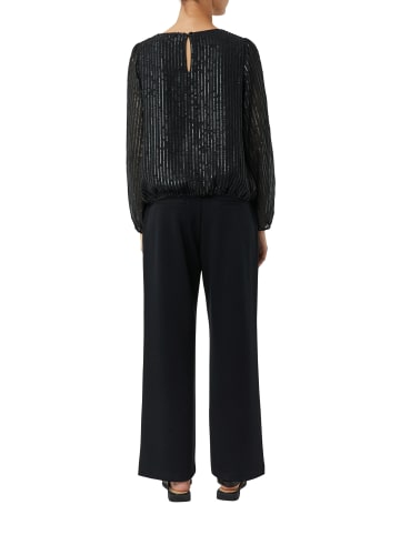 comma Bluse in schwarz