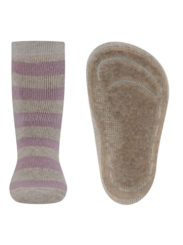 ewers Stoppersocken Ringel in dusty mauve