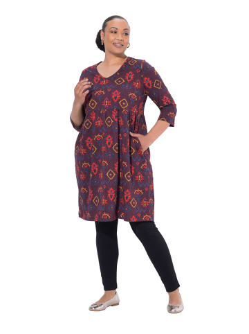 Ulla Popken Kleid in dunkel weinrot